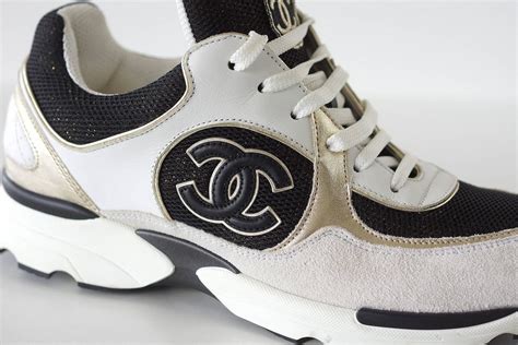 white chanel tennis shoes.